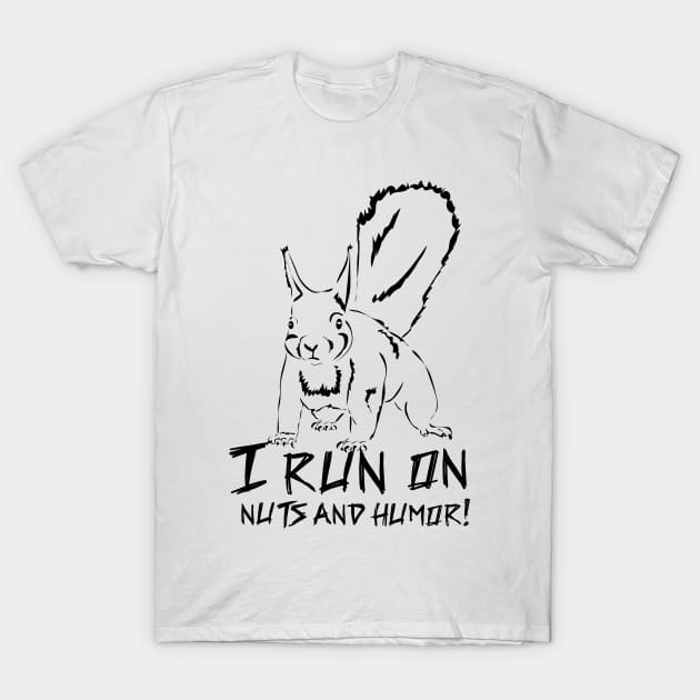 A funny squirrel for those who appreciate humor T-Shirt by Mammoths